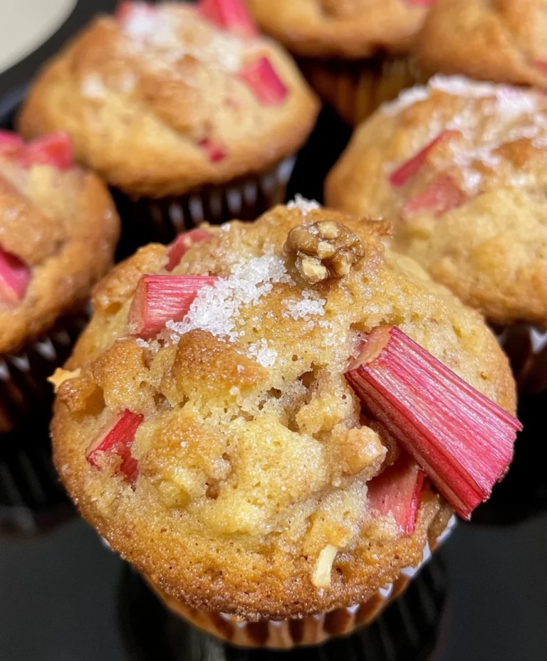Rhubarb Muffins