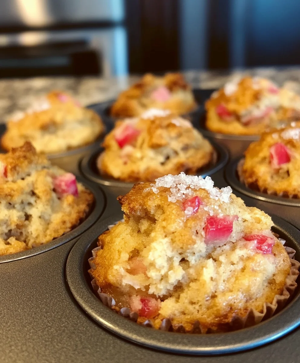 Rhubarb Muffins