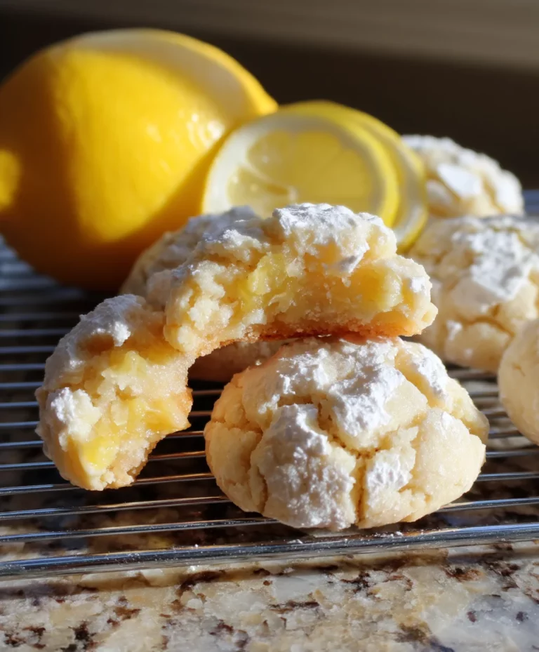 Lemon Gooey Butter Cookies