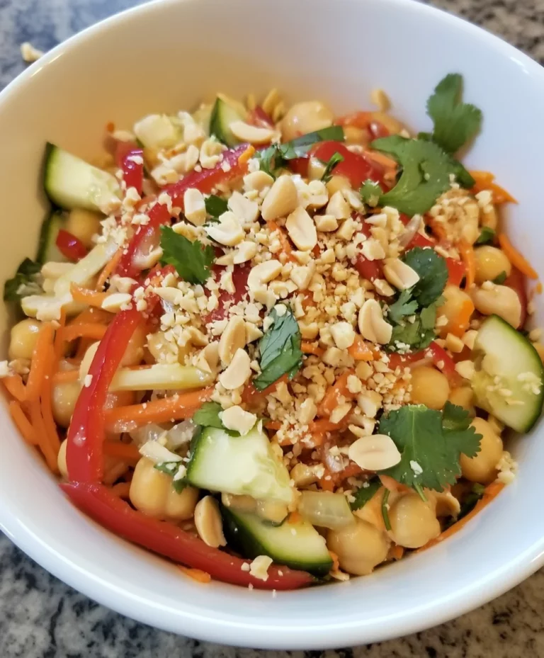 Crunchy Thai Chickpea Salad