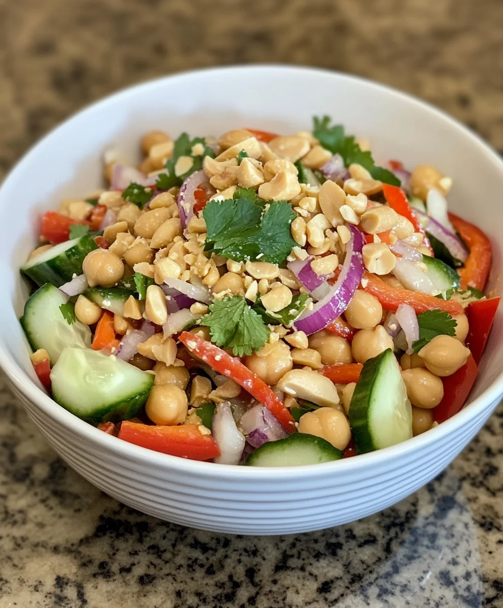 Crunchy Thai Chickpea Salad