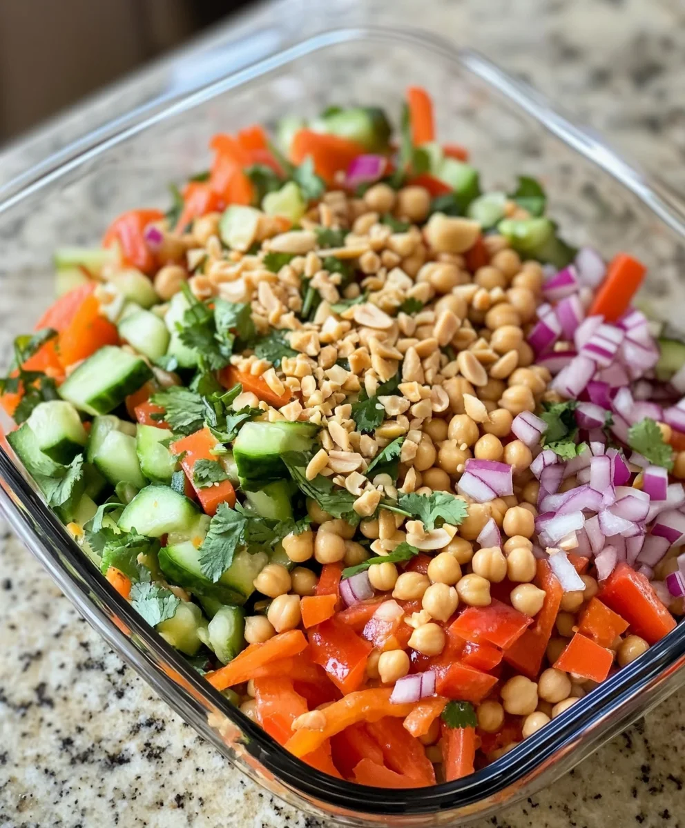 Crunchy Thai Chickpea Salad