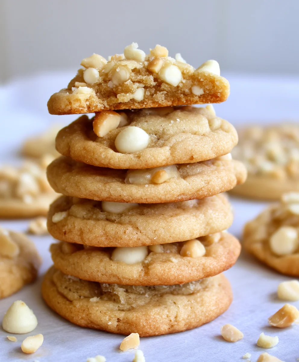 White Chocolate Chip Macadamia Nut Cookies