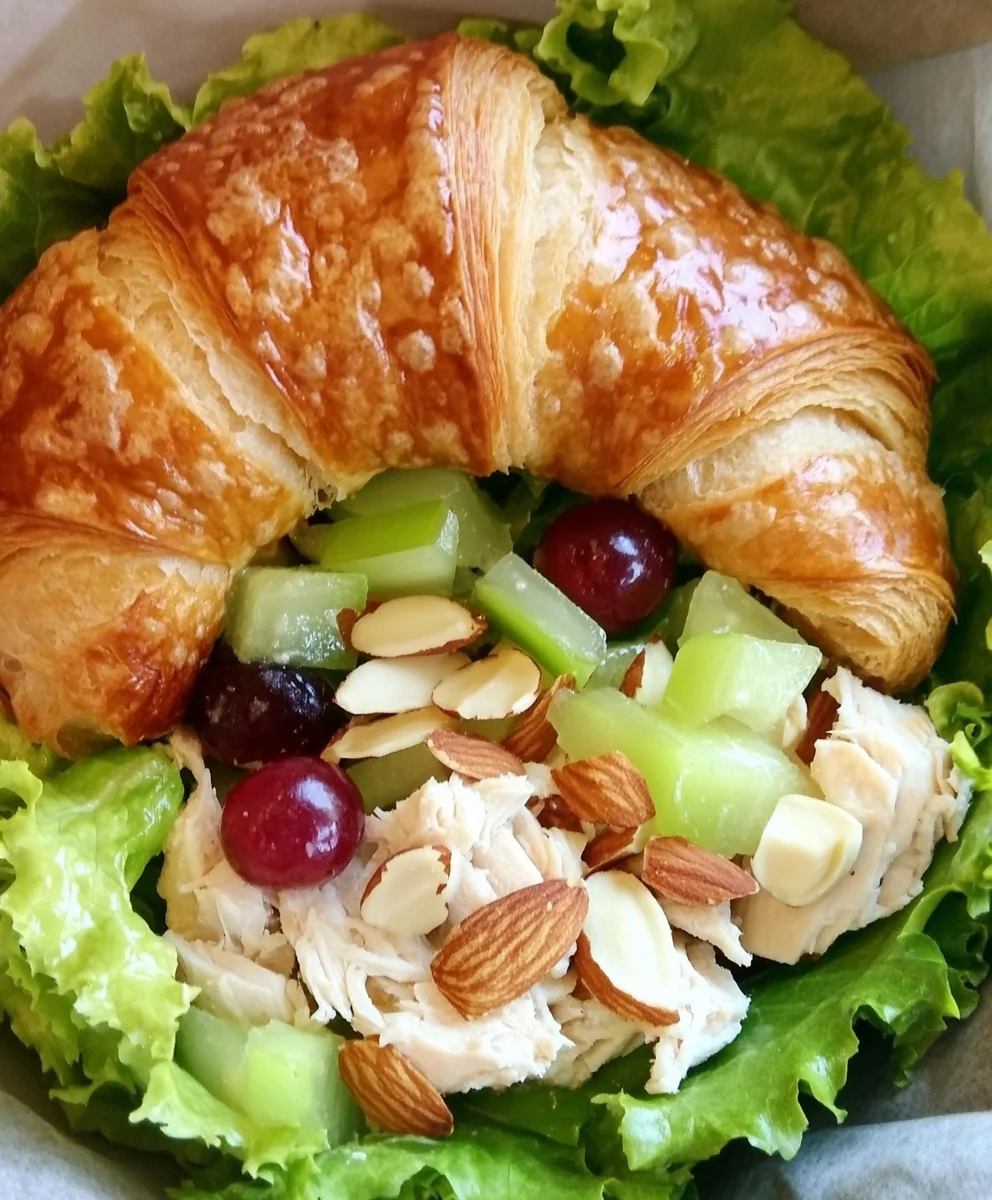 Chicken Salad on Croissants