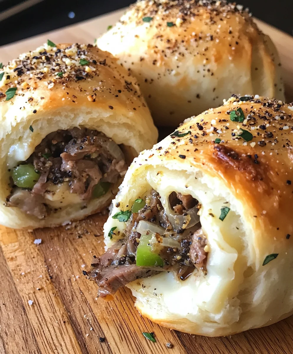 Philly Cheesesteak Bombs