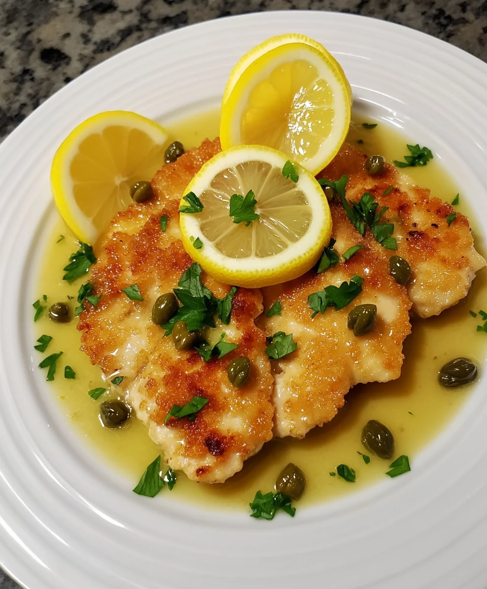 Chicken Piccata with Lemon Sauce