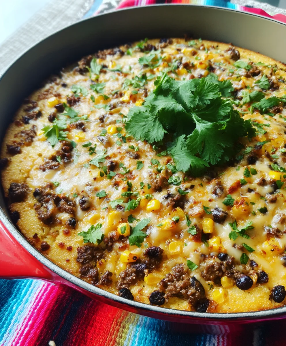 Taco Cornbread Casserole