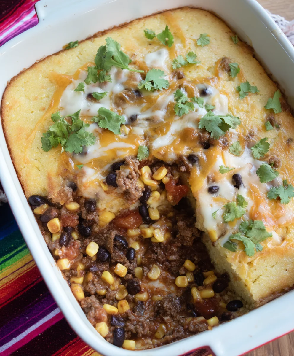 Taco Cornbread Casserole