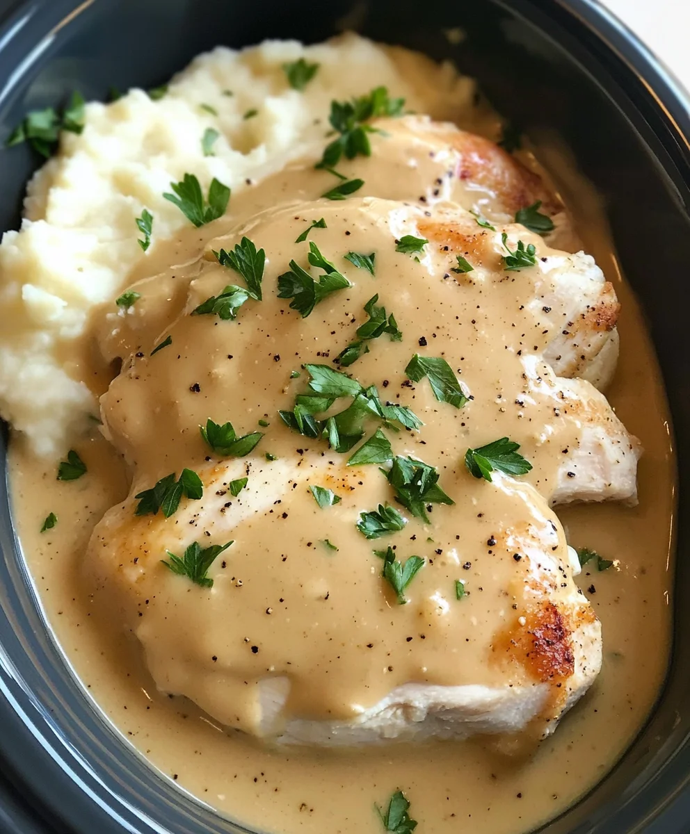 Crockpot Chicken and Gravy
