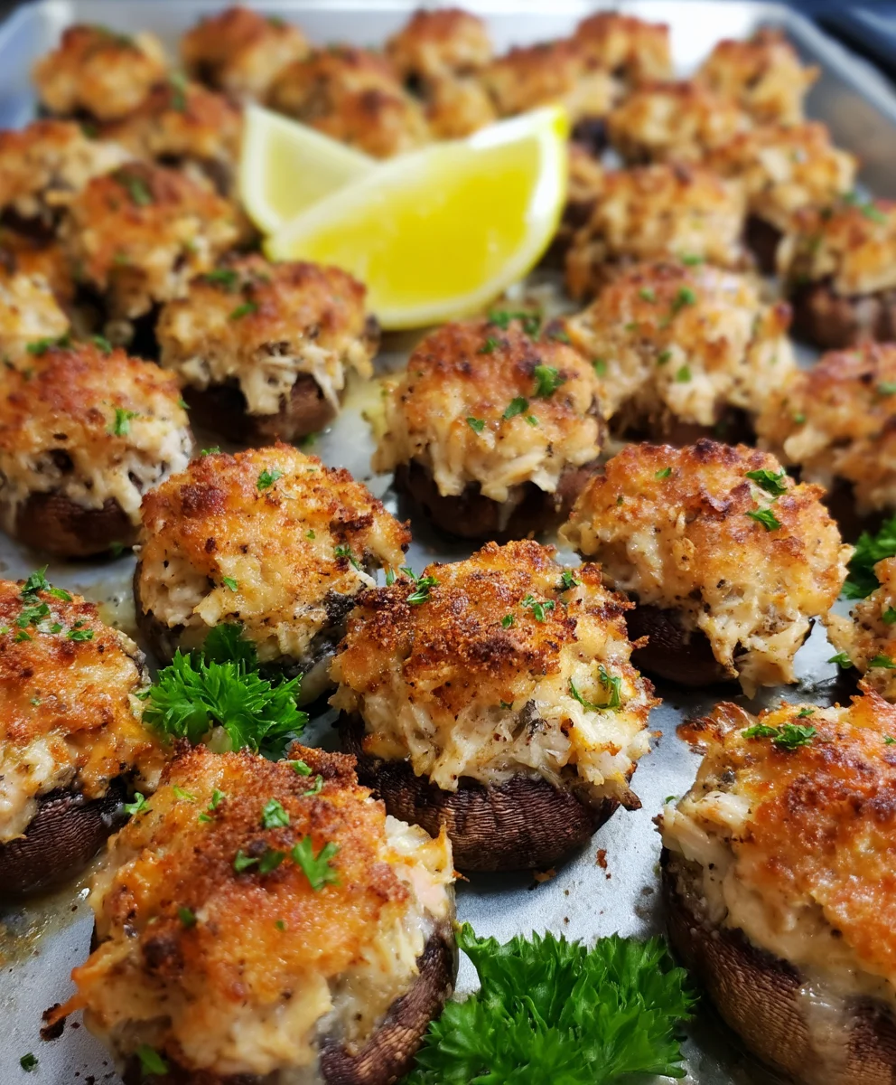 Red Lobster Crab Stuffed Mushrooms