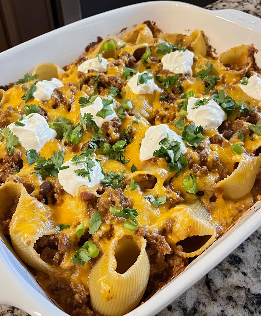 Taco Stuffed Shells