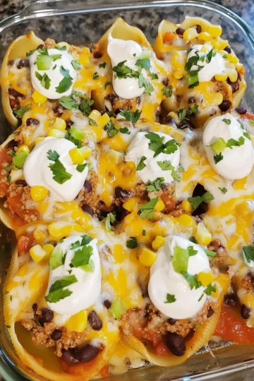 Taco Stuffed Shells