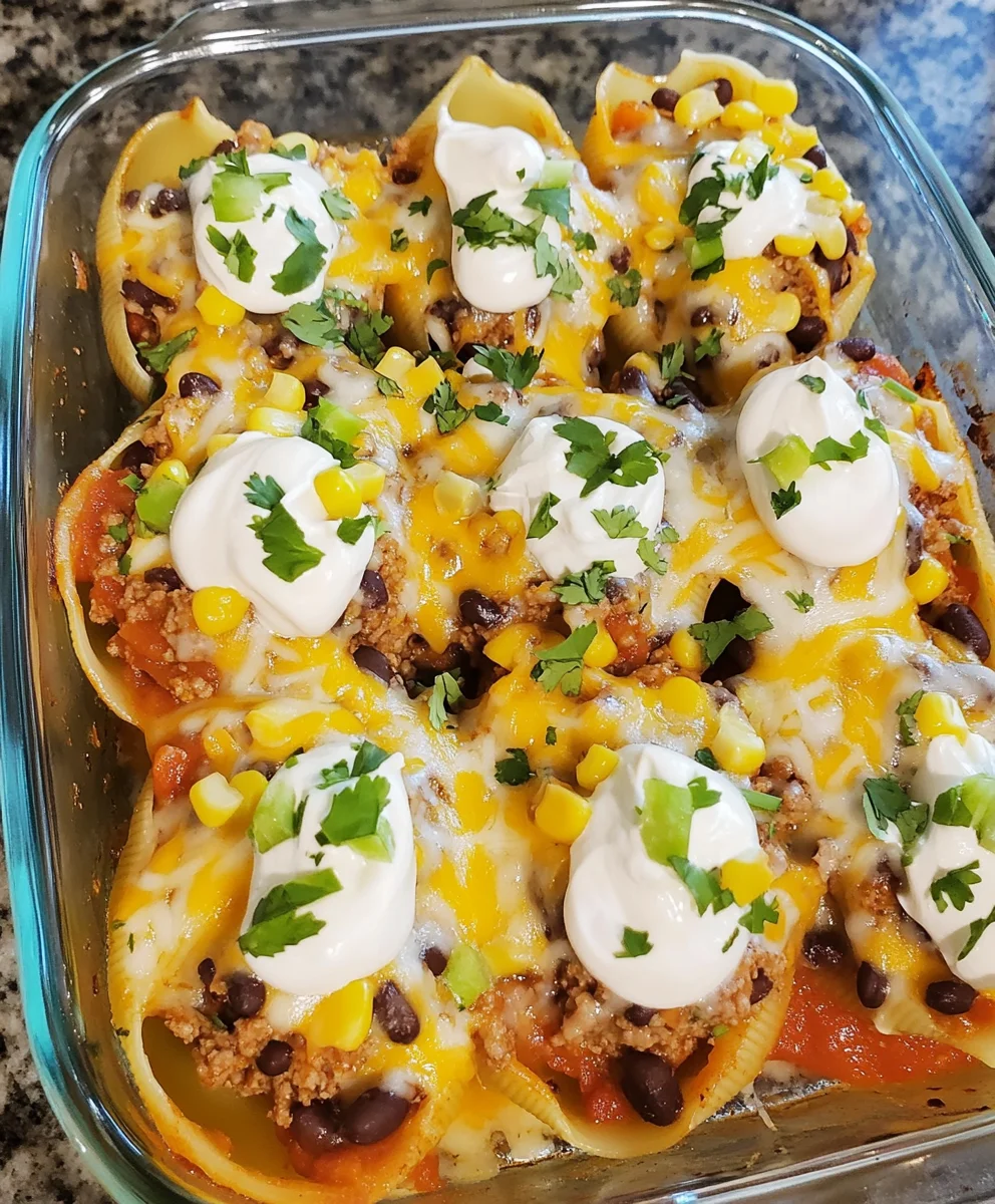 Taco Stuffed Shells