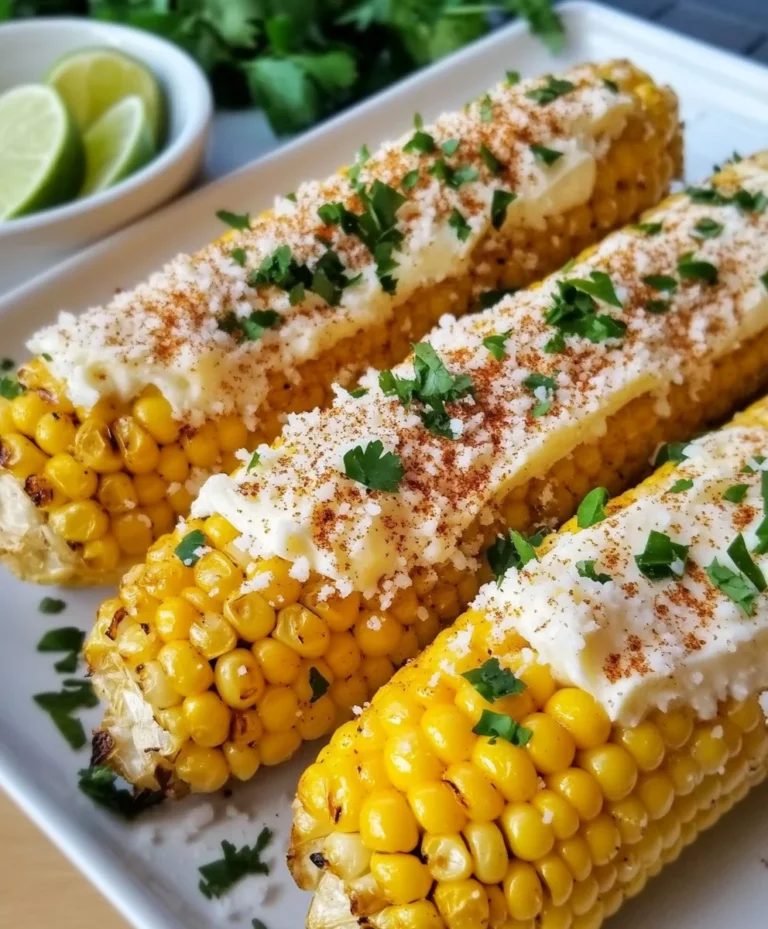 Cheesy Garlic Butter Corn on the Cob