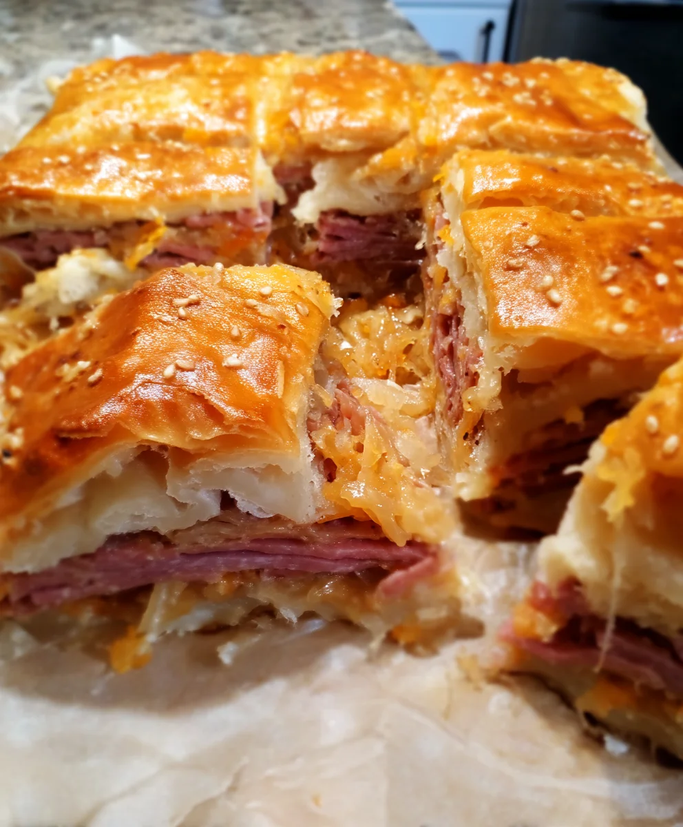 Reuben Crescent Bake