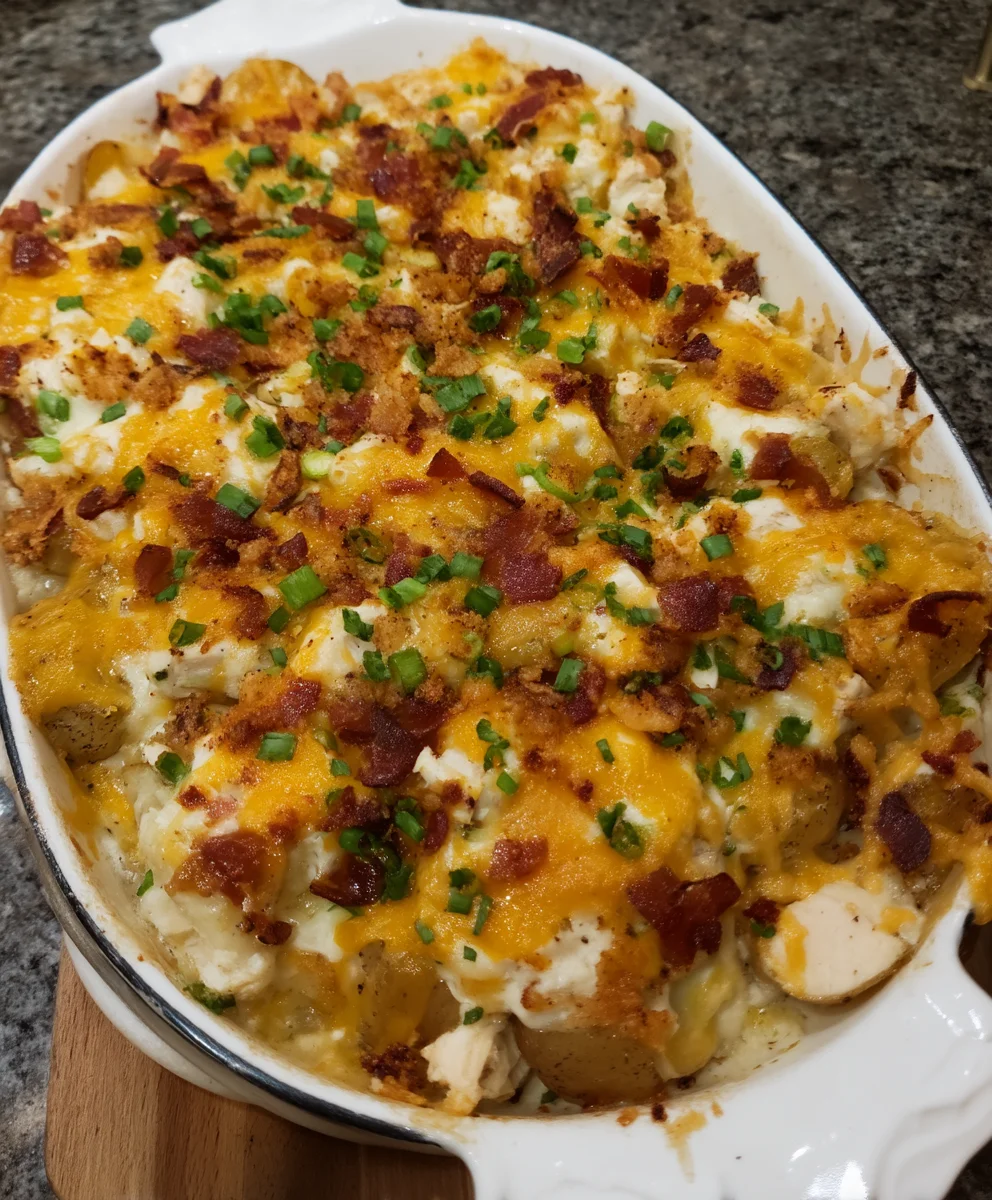 Chicken Bacon Ranch Potato Bake 26 Chicken Bacon Ranch Potato Bake