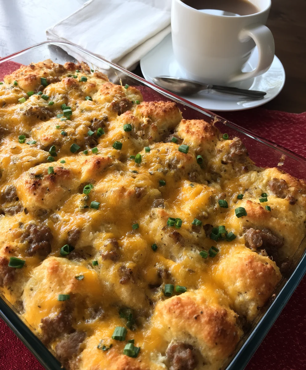 Sausage, Egg and Biscuits Casserole 26 Sausage, Egg and Biscuits Casserole