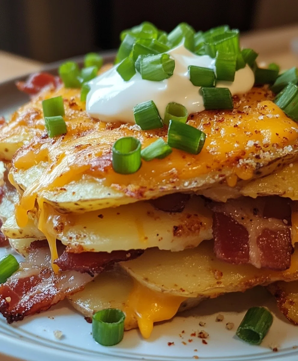Crockpot Bacon Cheese Potatoes