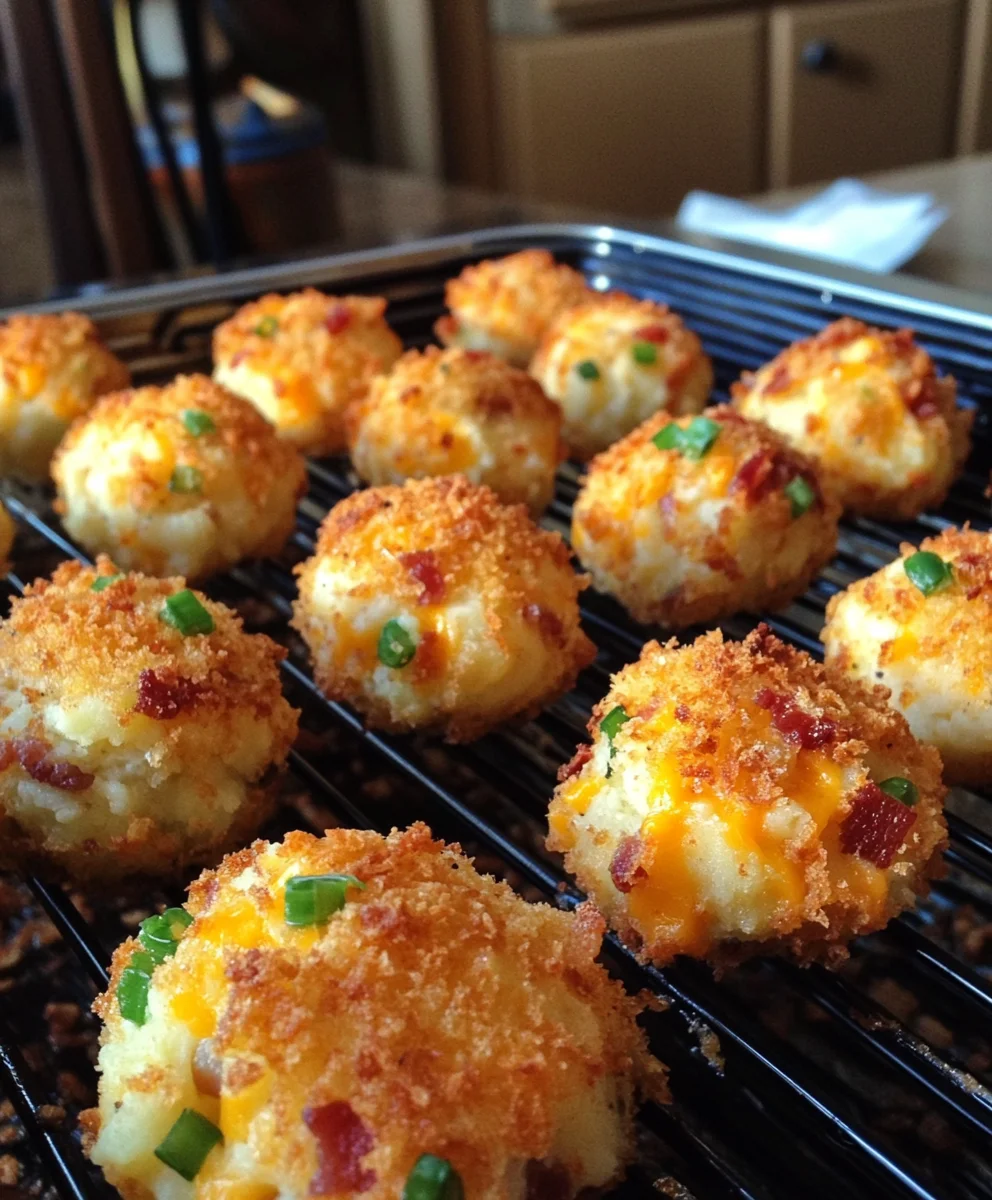 Loaded Mashed Potato Balls