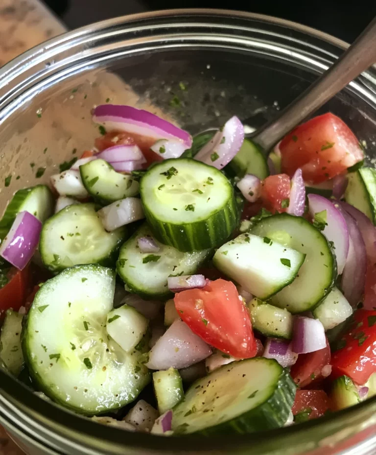 Crisp Cucumber Salsa