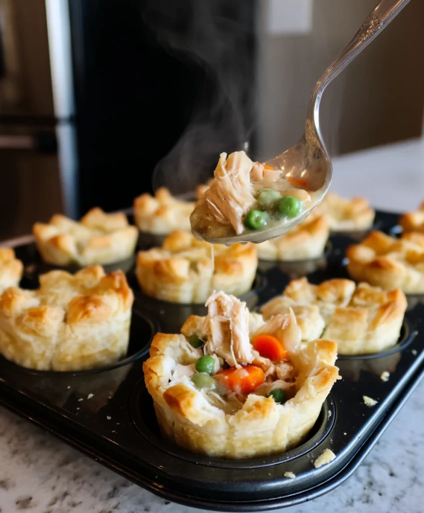 10 Chicken Appetizers for College Football Saturdays 6 Mini Chicken Pot Pies