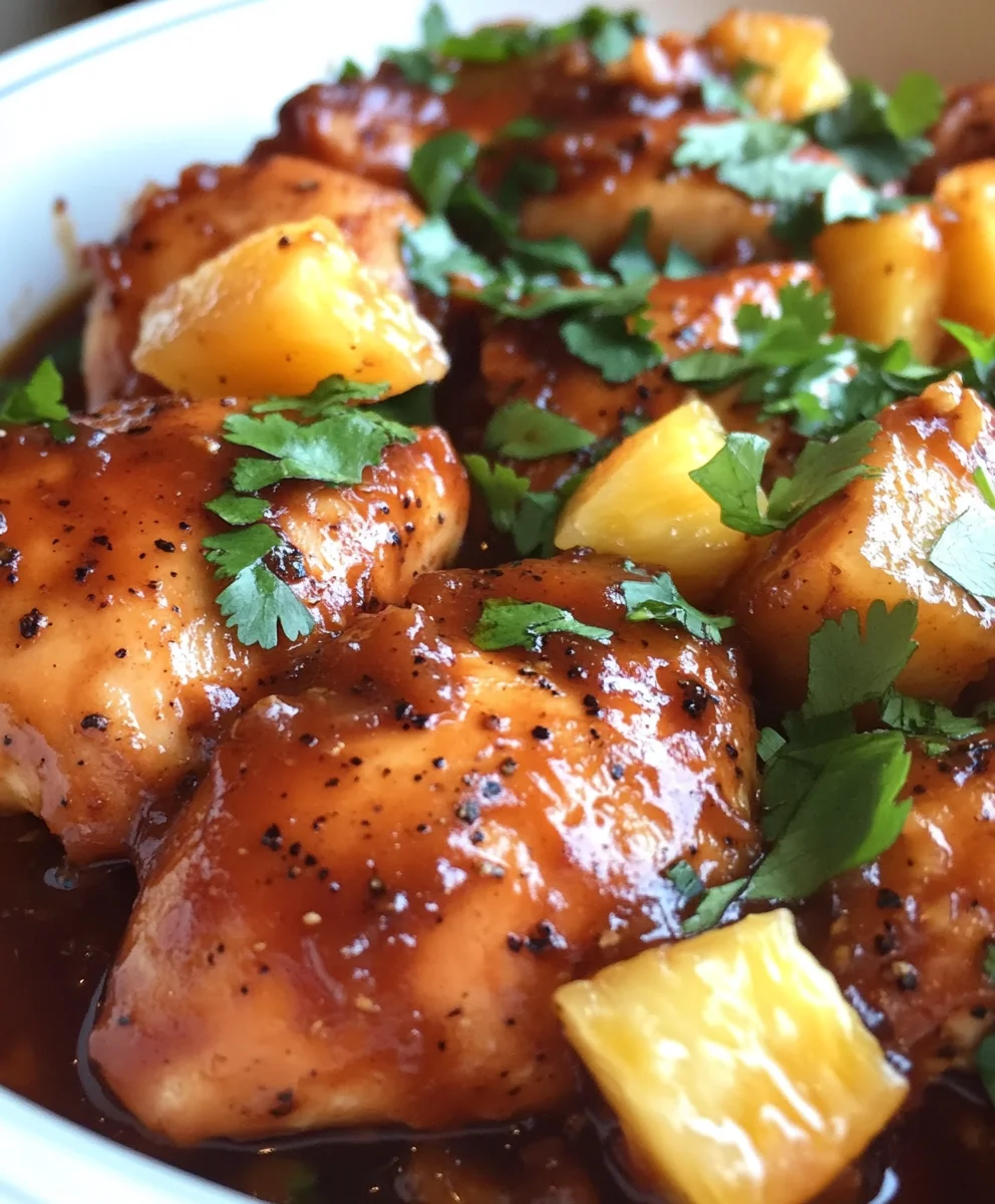 Sweet Hawaiian Crockpot Chicken Recipe