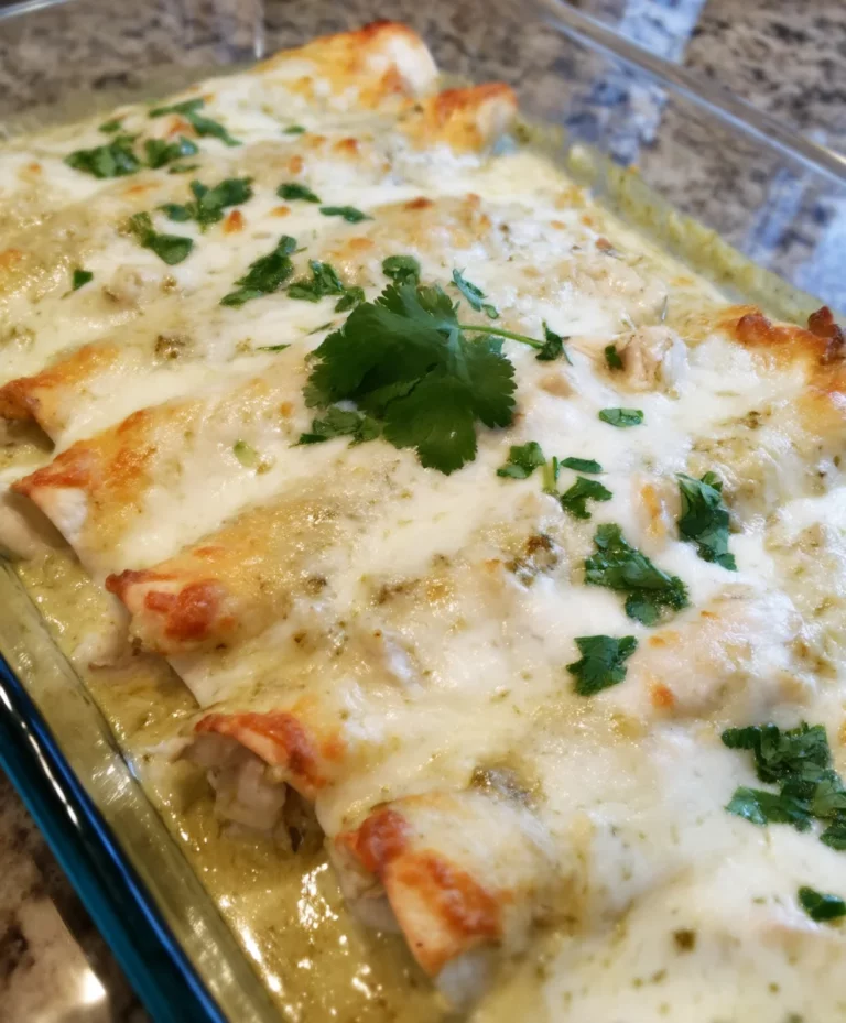 Creamy Chicken Enchiladas