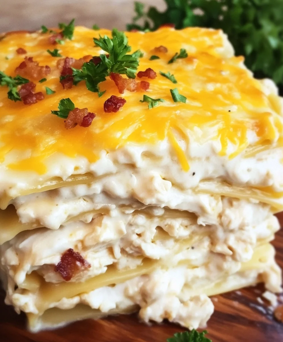 Crack Chicken Lasagna