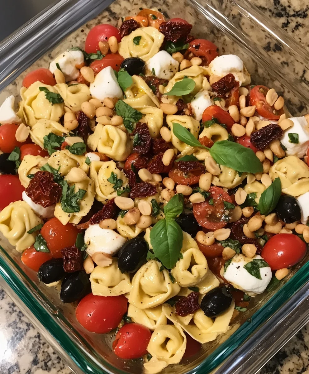 Tuscan Tortellini Pasta Salad