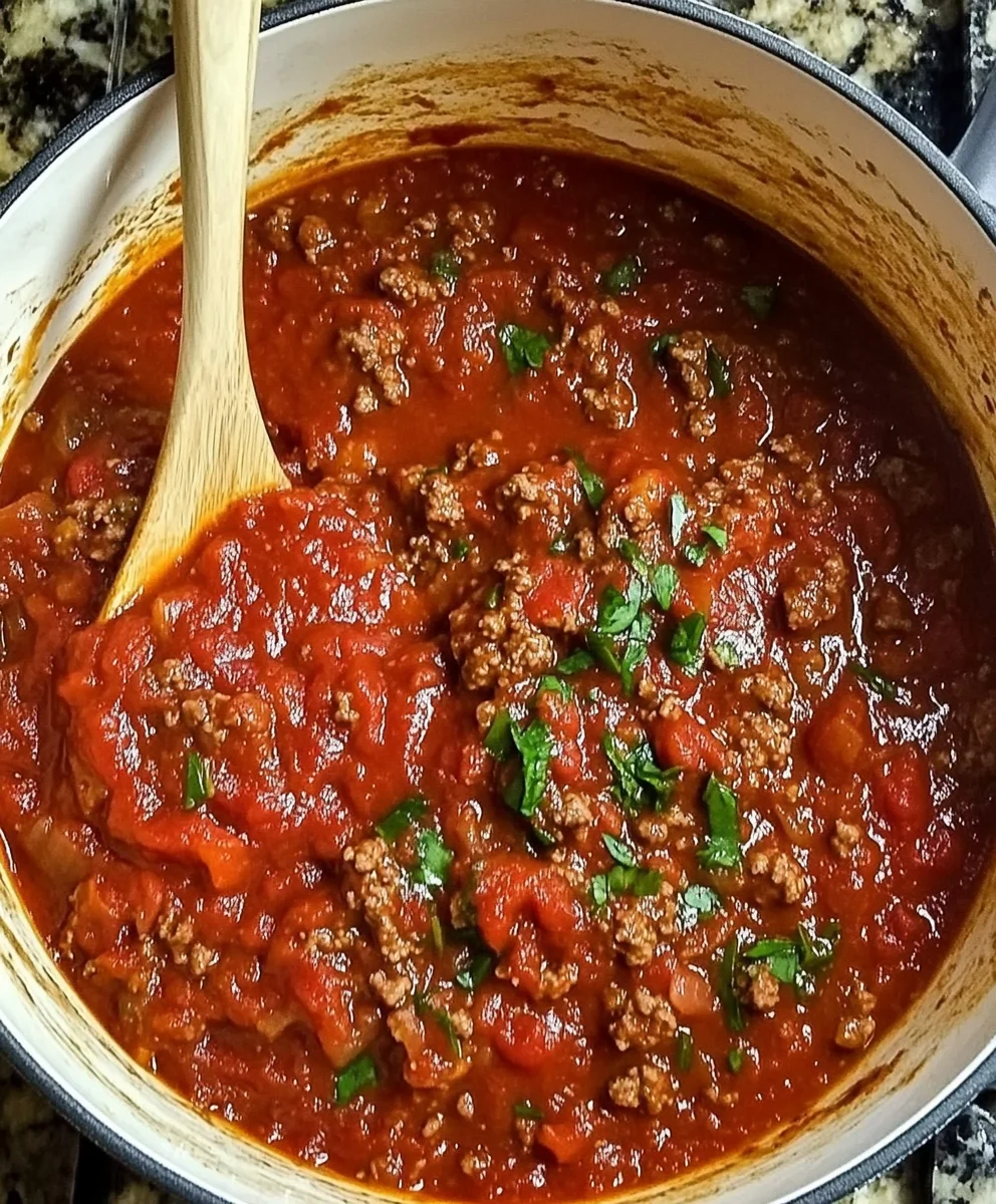 Pioneer Woman's Spaghetti Sauce