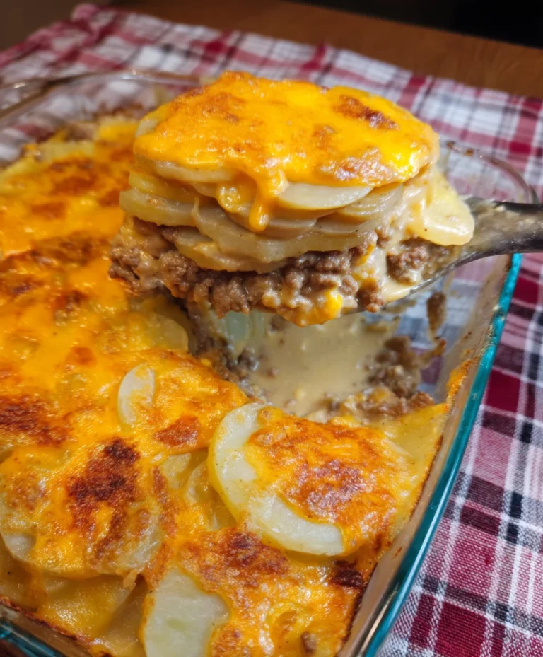 Hamburger Potato Cheese Casserole