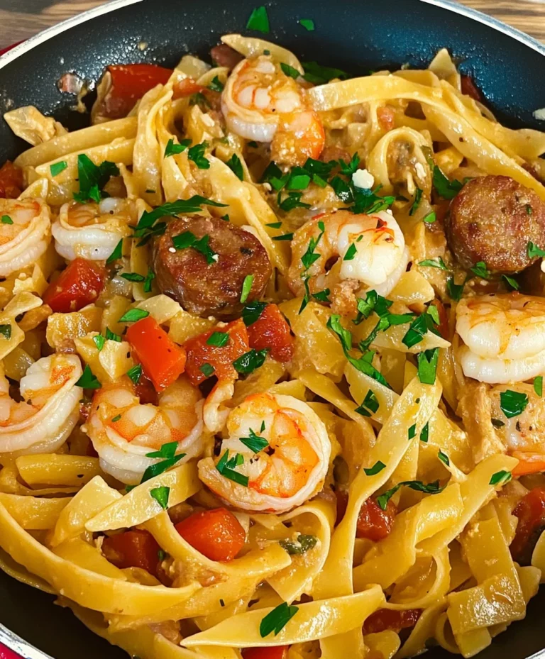 Cajun Shrimp & Sausage Pasta