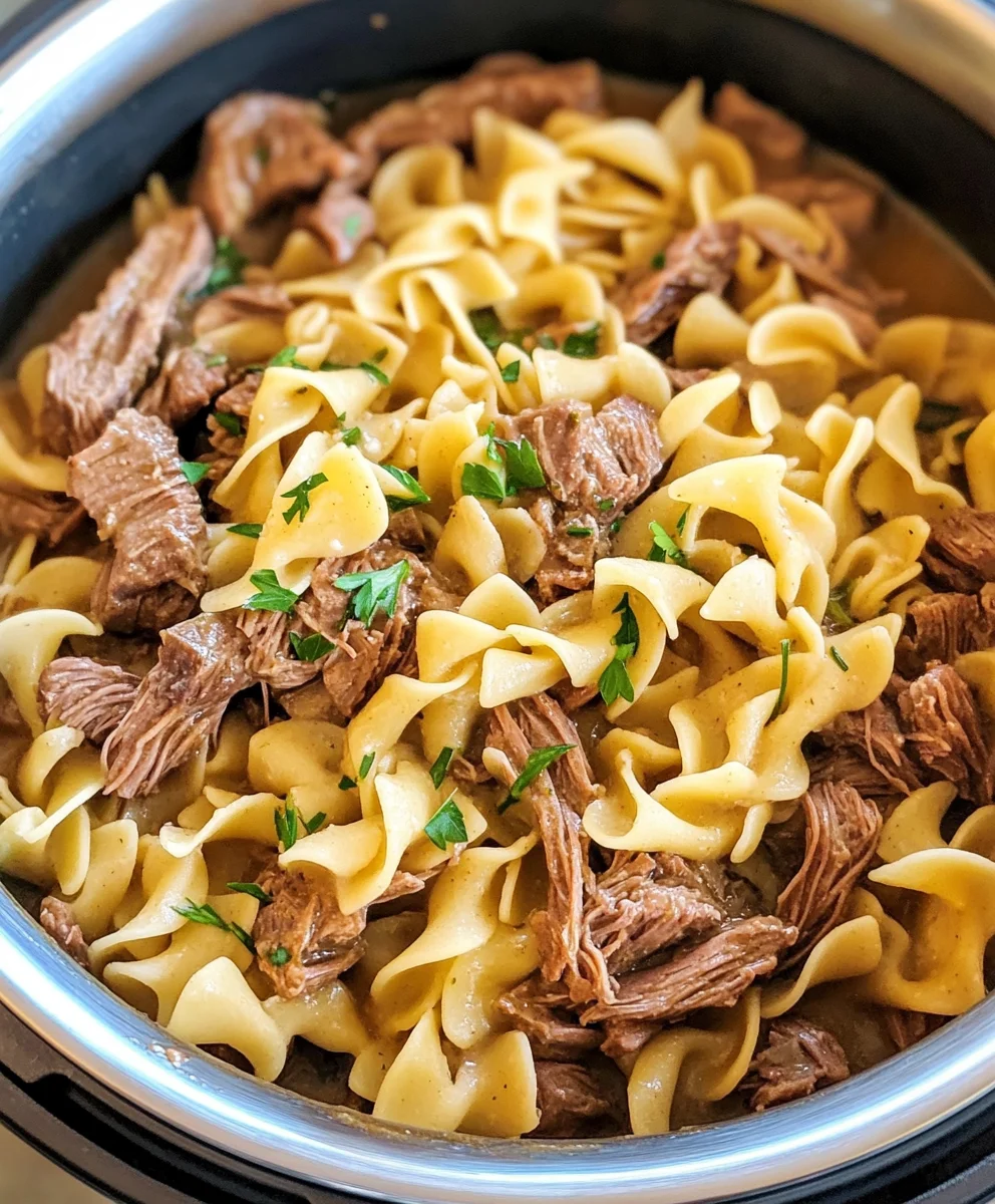 Easy Beef & Noodles