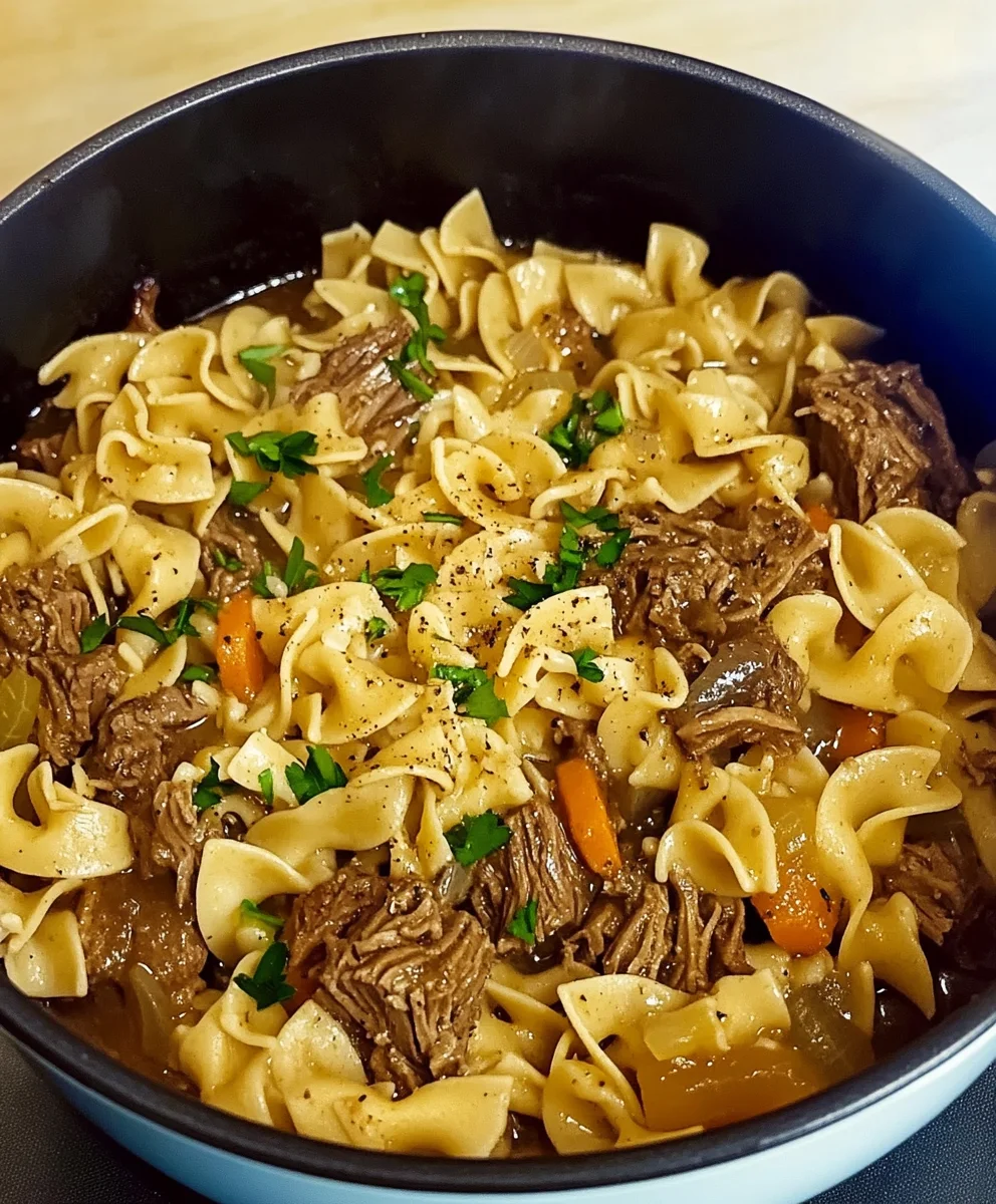 Easy Beef & Noodles