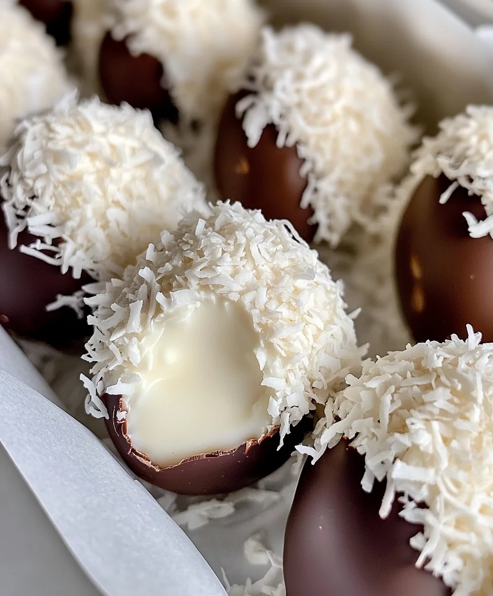 Coconut Easter Eggs