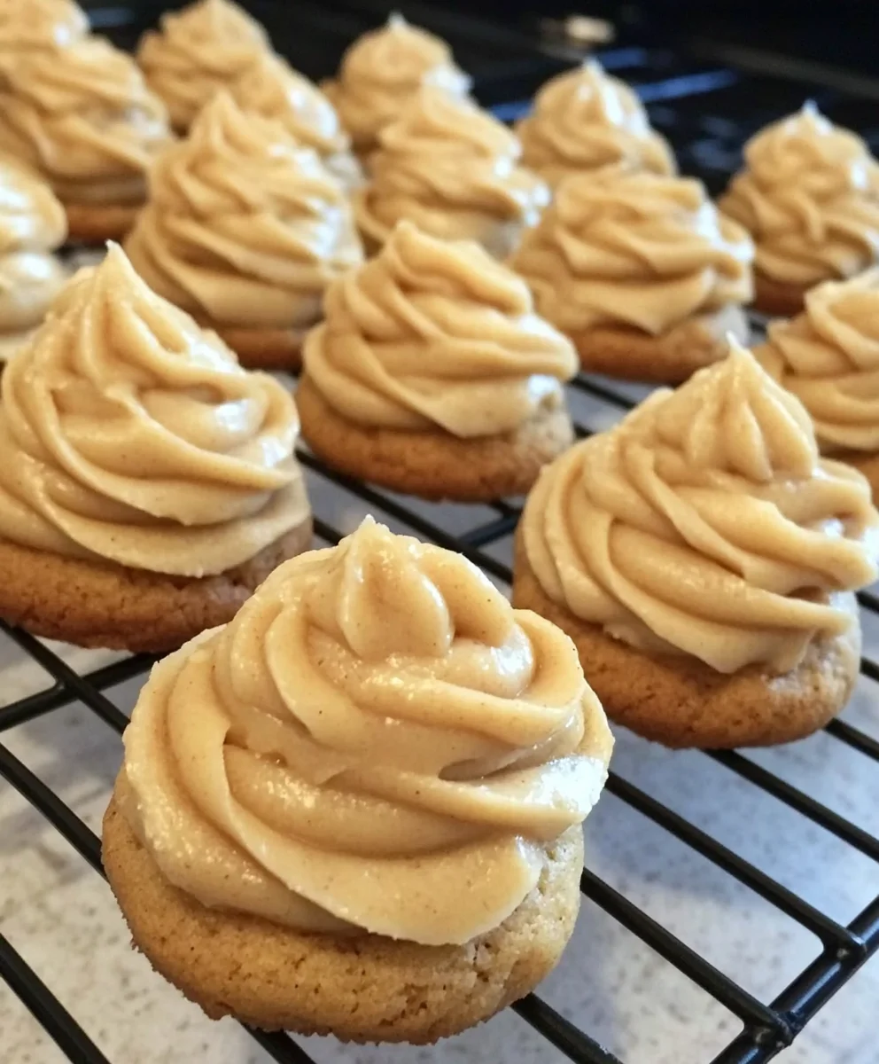 Soft Biscoff Cookies with Biscoff Buttercream Icing
