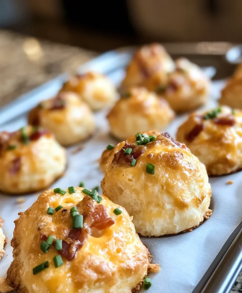 11 College Football Pizza Recipes and Cheesy Snacks 11 Bacon Cheese Puffs