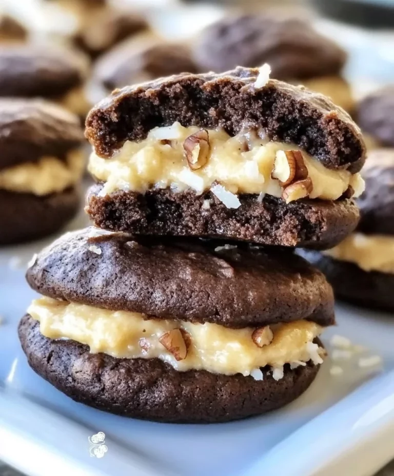 German Chocolate Whoopie Pies