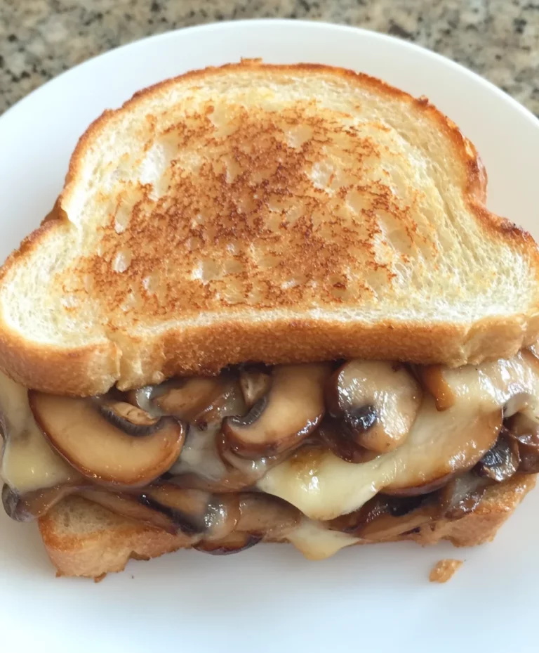Mushroom Grilled Cheese Sandwich