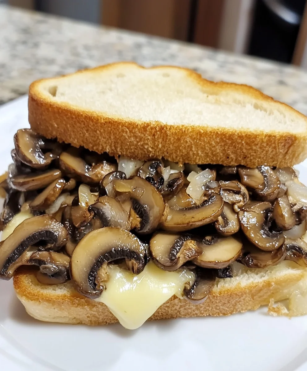Mushroom Grilled Cheese Sandwich