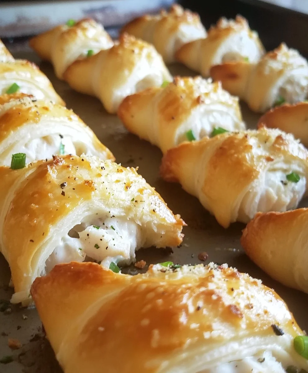 Crab & Cheese Filled Crescent Rolls