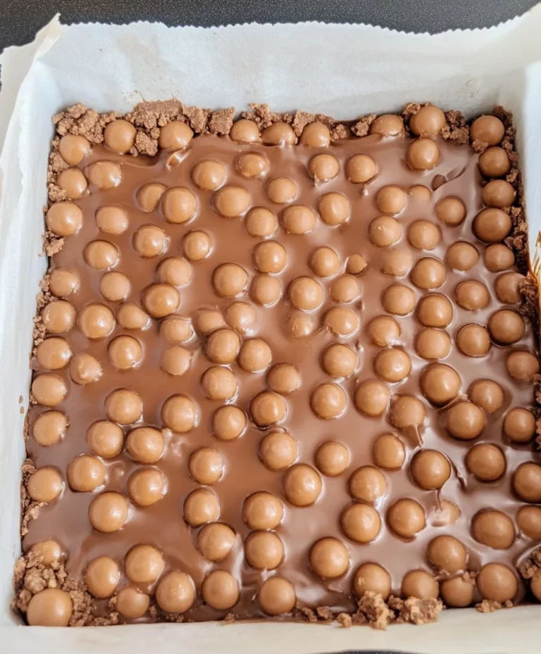 5 Ingredient No Bake Maltesers Slice