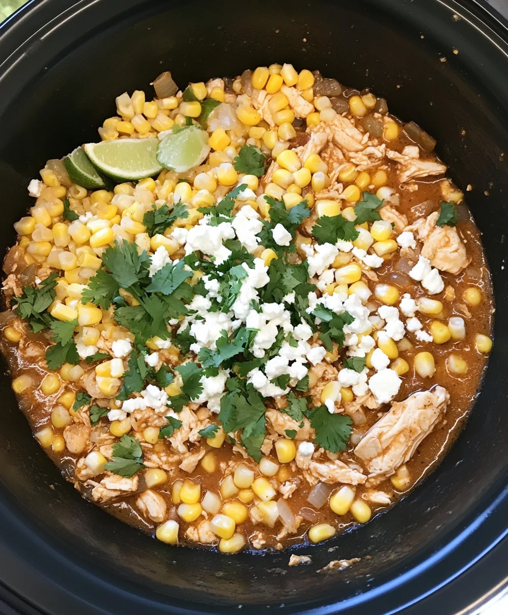 Mexican Street Corn White Chicken Chili