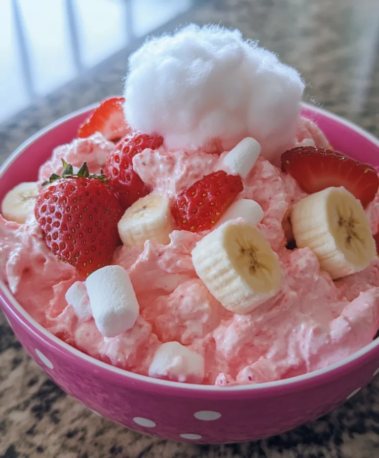 Phyllis's Strawberry Cotton Candy Salad