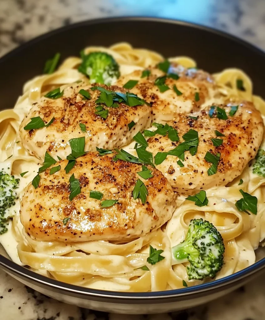 15 Creamy Chicken Pasta Recipes Better Than Takeout 5 Cajun Chicken Alfredo with Broccoli