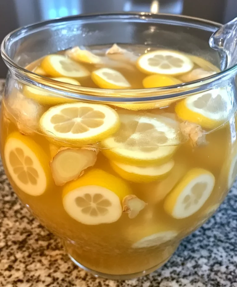 3-Ingredient Ginger Lemon Water