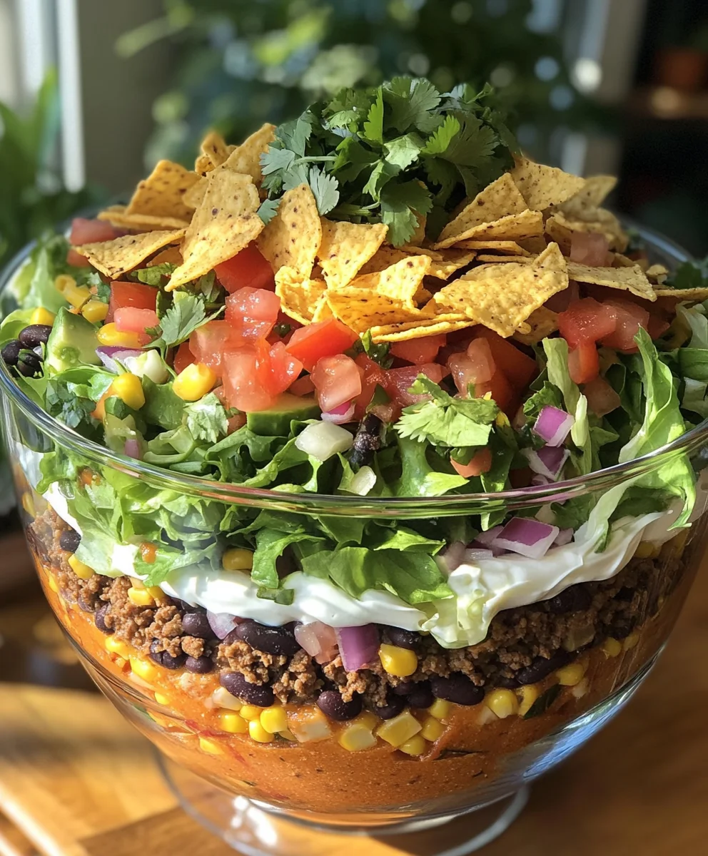 Layered Taco Salad