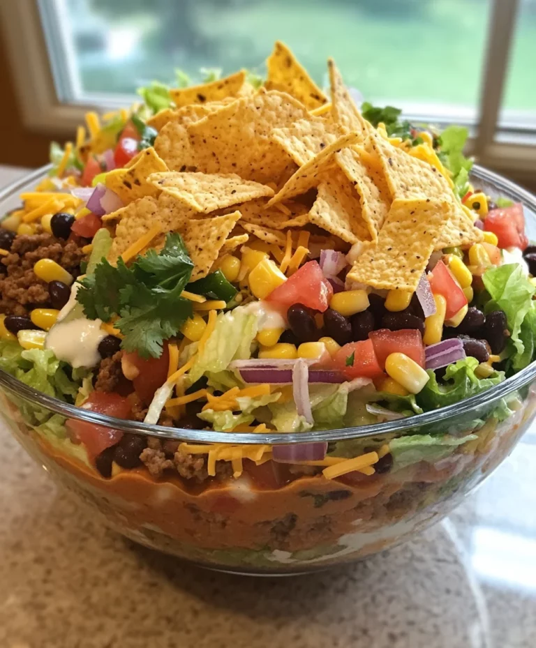 Layered Taco Salad