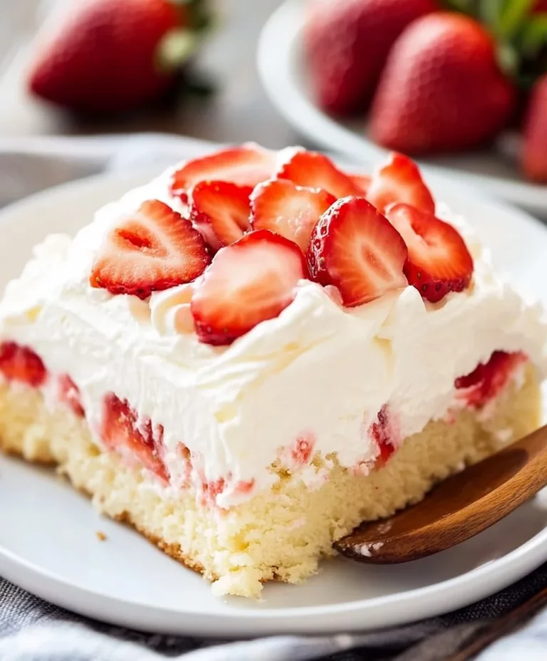 Strawberry Shortcake Poke Cake