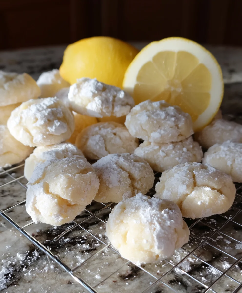 Lemon Gooey Butter Cookies 25 Lemon Gooey Butter Cookies
